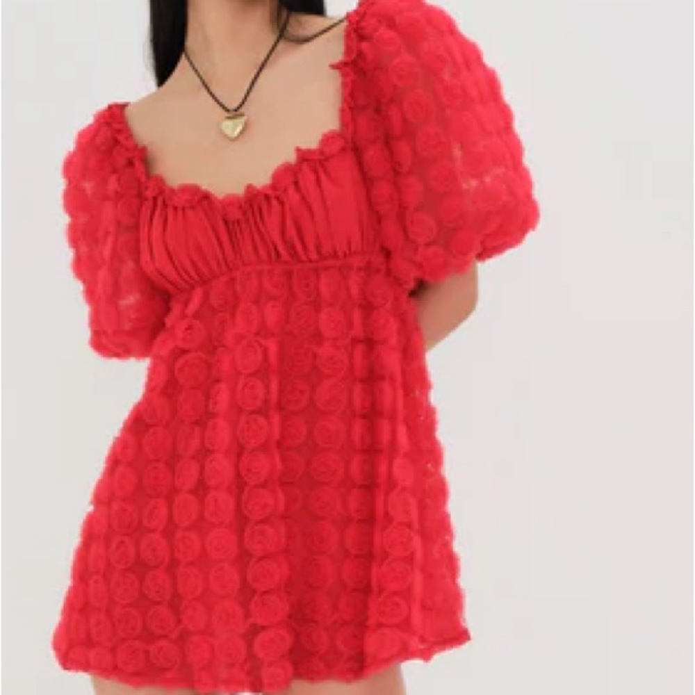 NWT mini dress from for love and lemons- red